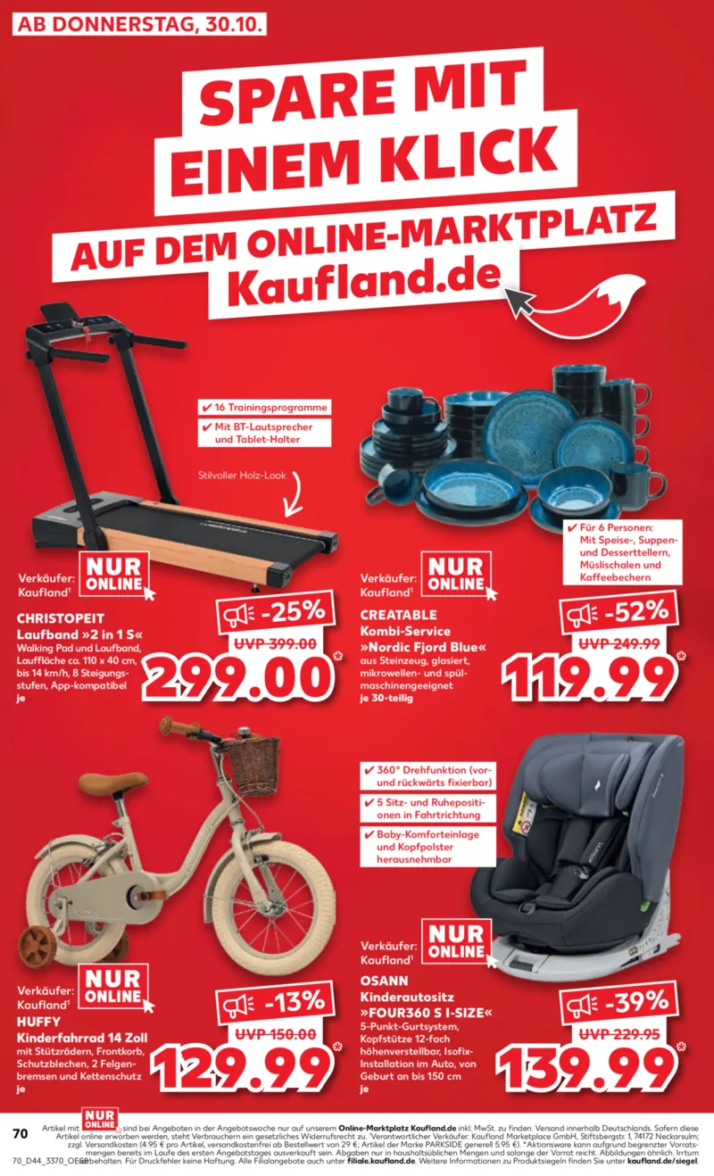 Kaufland Prospekt vom 30.10.2025, Seite 70