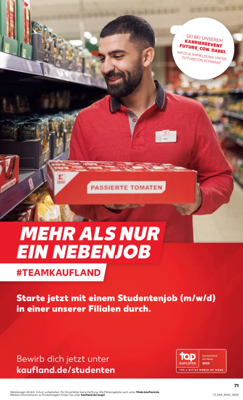 Kaufland Prospekt vom 30.10.2025, Seite 71
