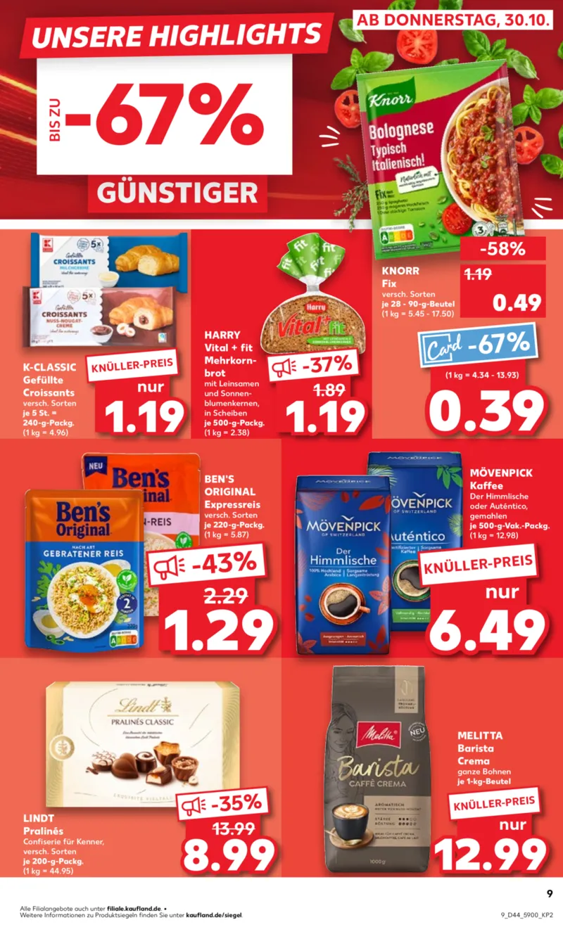 Kaufland Prospekt vom 30.10.2025, Seite 9