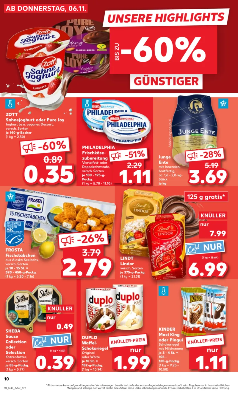 Kaufland Prospekt vom 06.11.2025, Seite 10