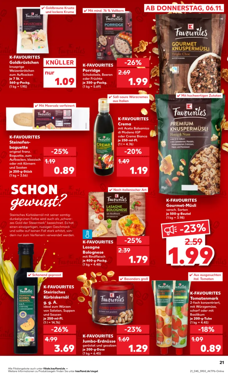 Kaufland Prospekt vom 06.11.2025, Seite 21