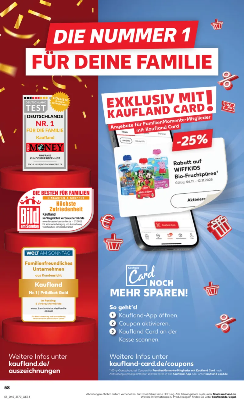 Kaufland Prospekt vom 06.11.2025, Seite 58