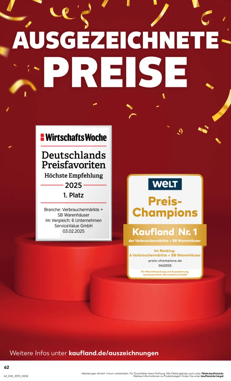 Kaufland Prospekt vom 06.11.2025, Seite 62