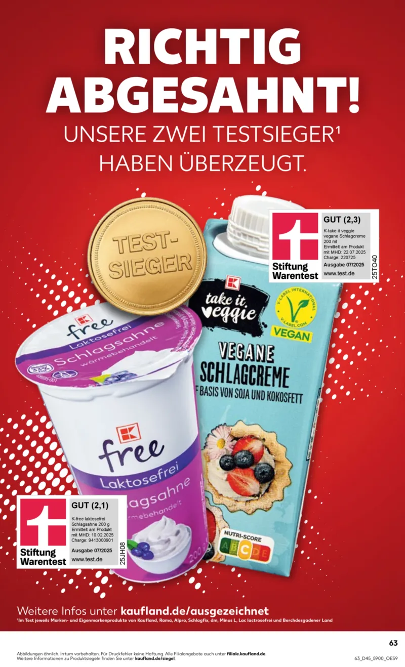 Kaufland Prospekt vom 06.11.2025, Seite 63