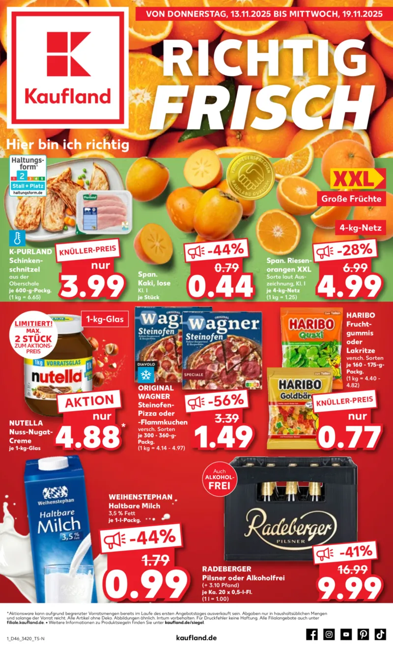 Kaufland Prospekt vom 13.11.2025, Seite 1
