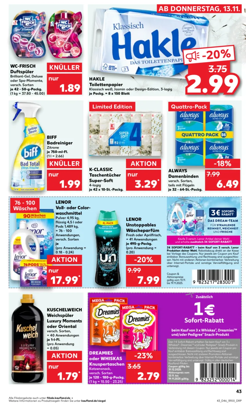 Kaufland Prospekt vom 13.11.2025, Seite 43