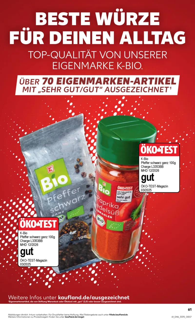 Kaufland Prospekt vom 16.11.2025, Seite 61