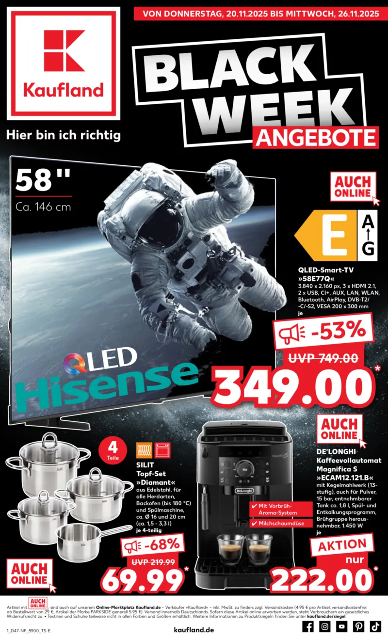 Kaufland Prospekt vom 20.11.2025, Seite 1