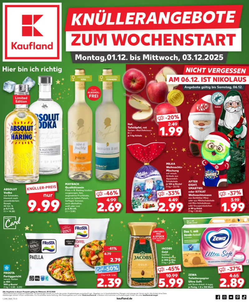 Kaufland Prospekt vom 01.12.2025, Seite 1