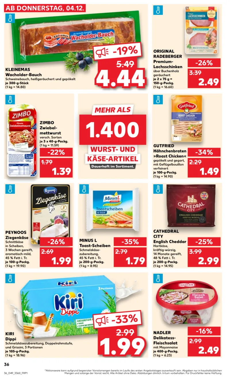 Kaufland Prospekt vom 04.12.2025, Seite 36