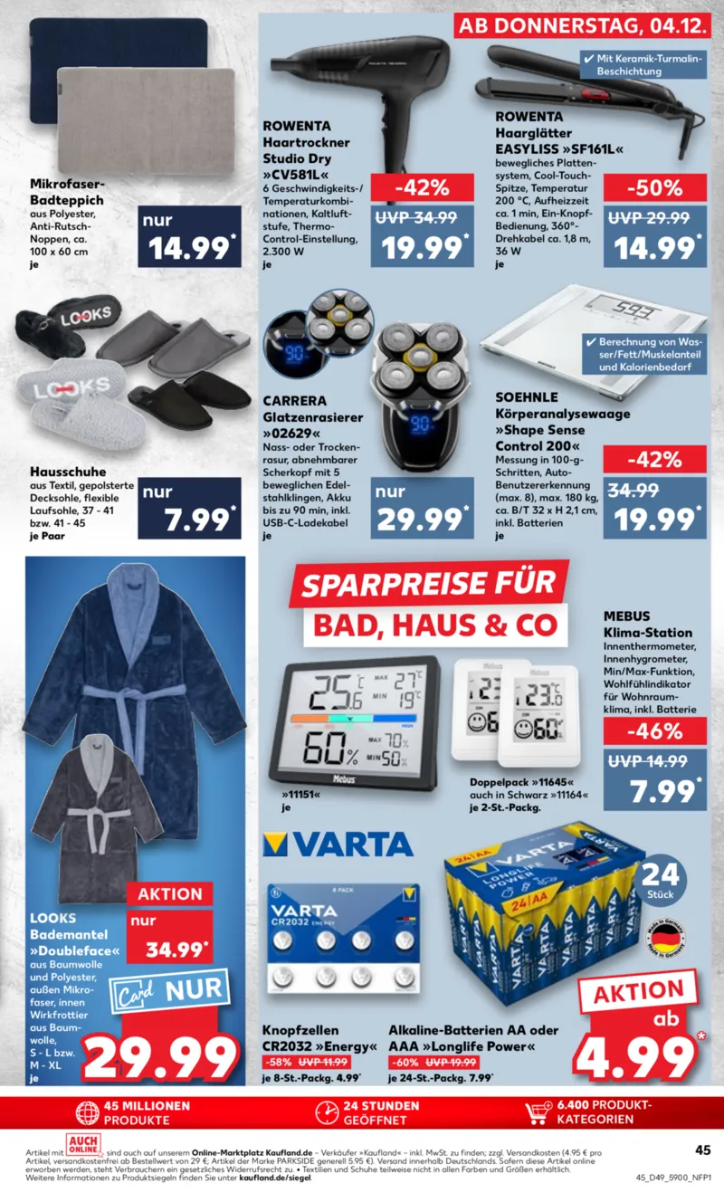 Kaufland Prospekt vom 04.12.2025, Seite 45