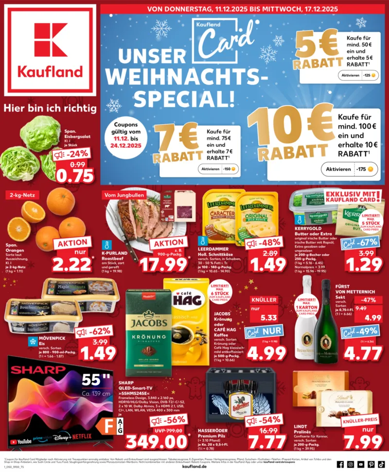 Kaufland Prospekt vom 11.12.2025, Seite 1