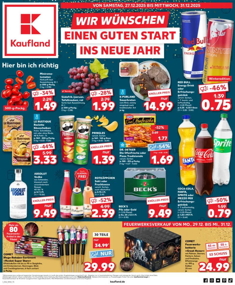 Kaufland Prospekt vom 27.12.2025, Seite 1