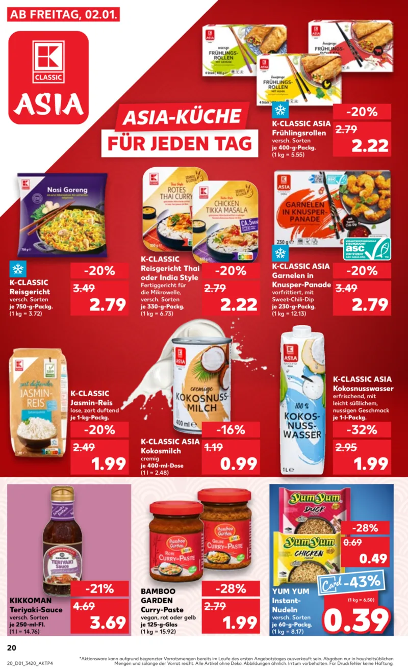 Kaufland Prospekt vom 02.01.2026, Seite 20