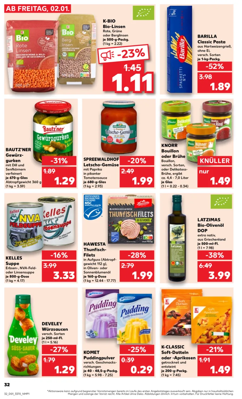 Kaufland Prospekt vom 02.01.2026, Seite 32
