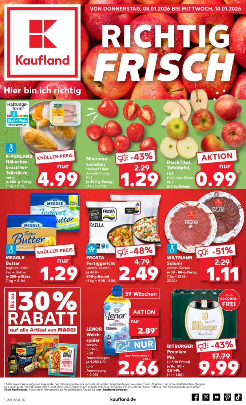 Kaufland Prospekt vom 08.01.2026, Seite 1