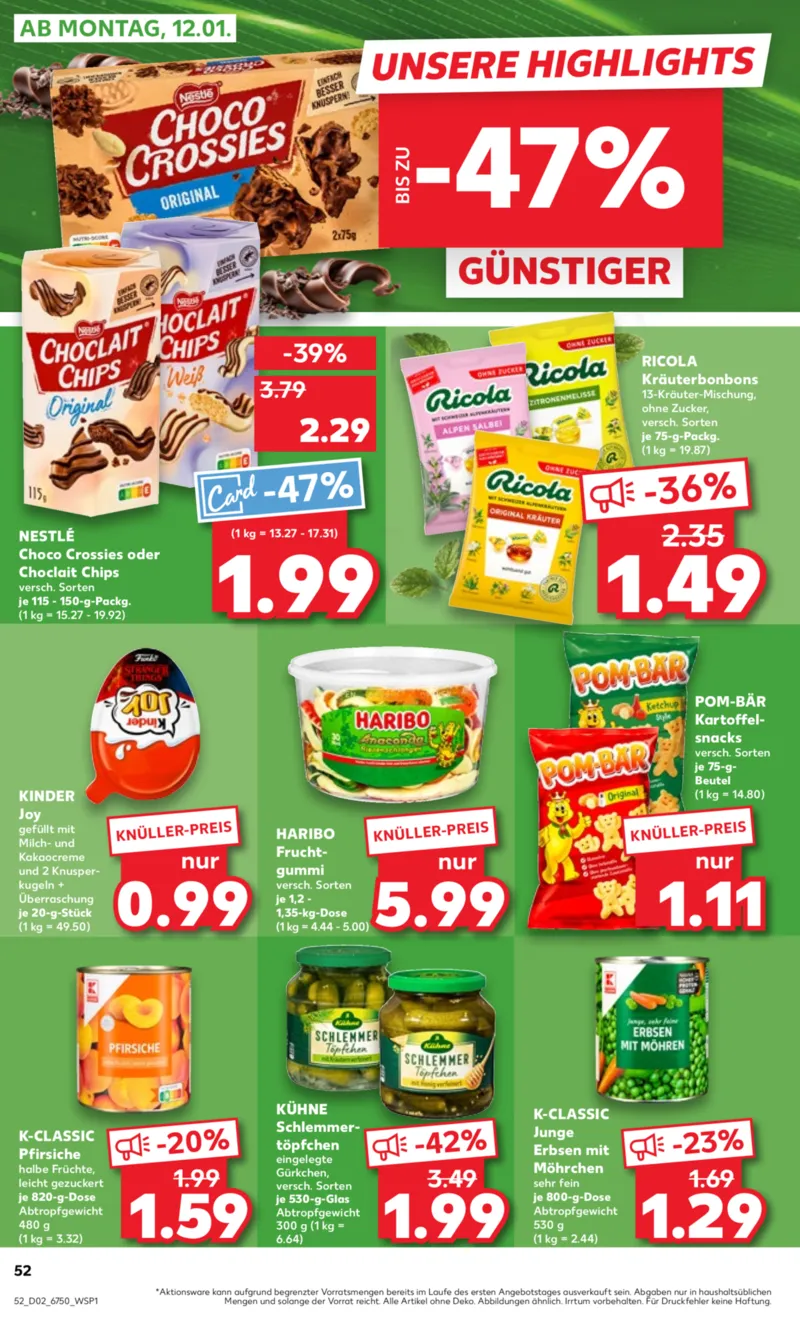 Kaufland Prospekt vom 08.01.2026, Seite 52