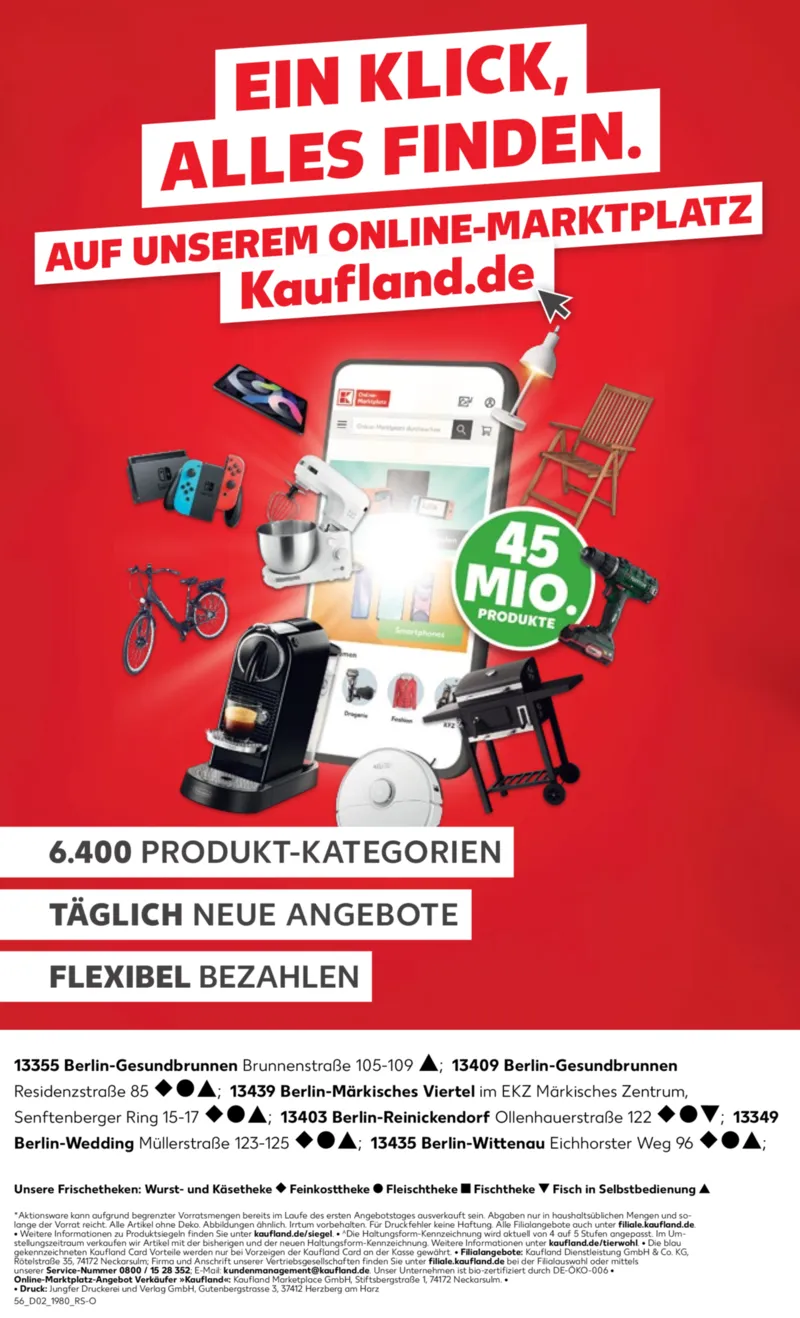 Kaufland Prospekt vom 11.01.2026, Seite 56