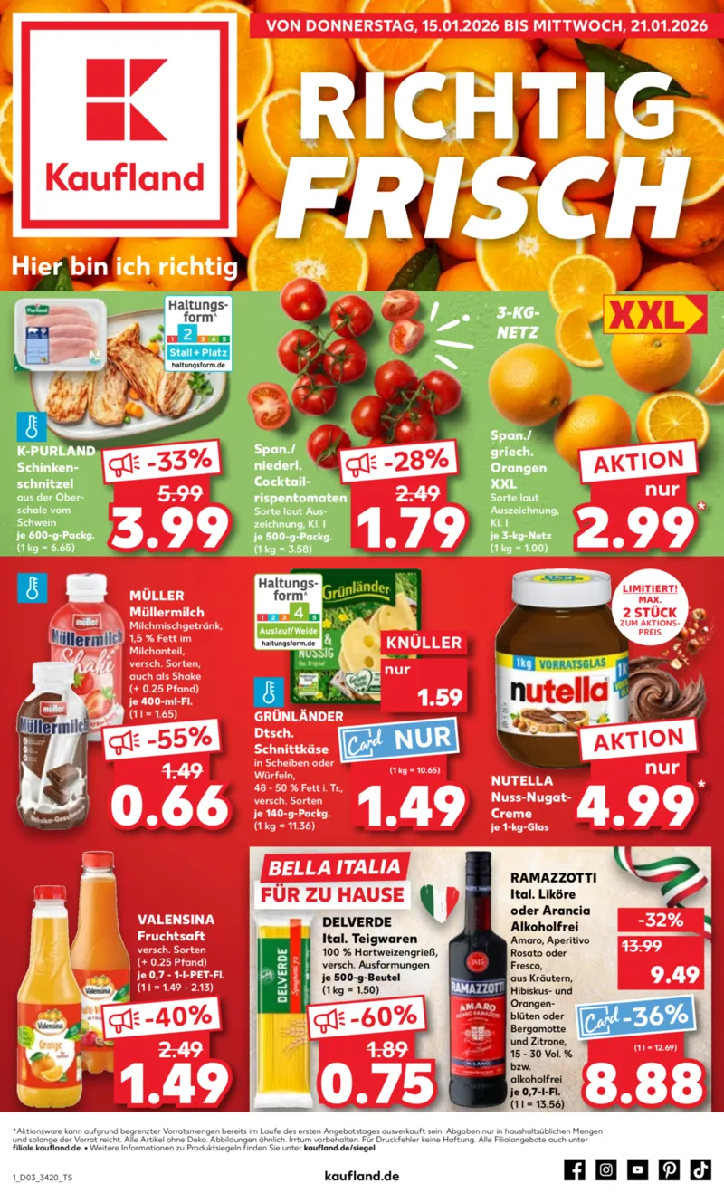 Kaufland Prospekt vom 15.01.2026, Seite 1