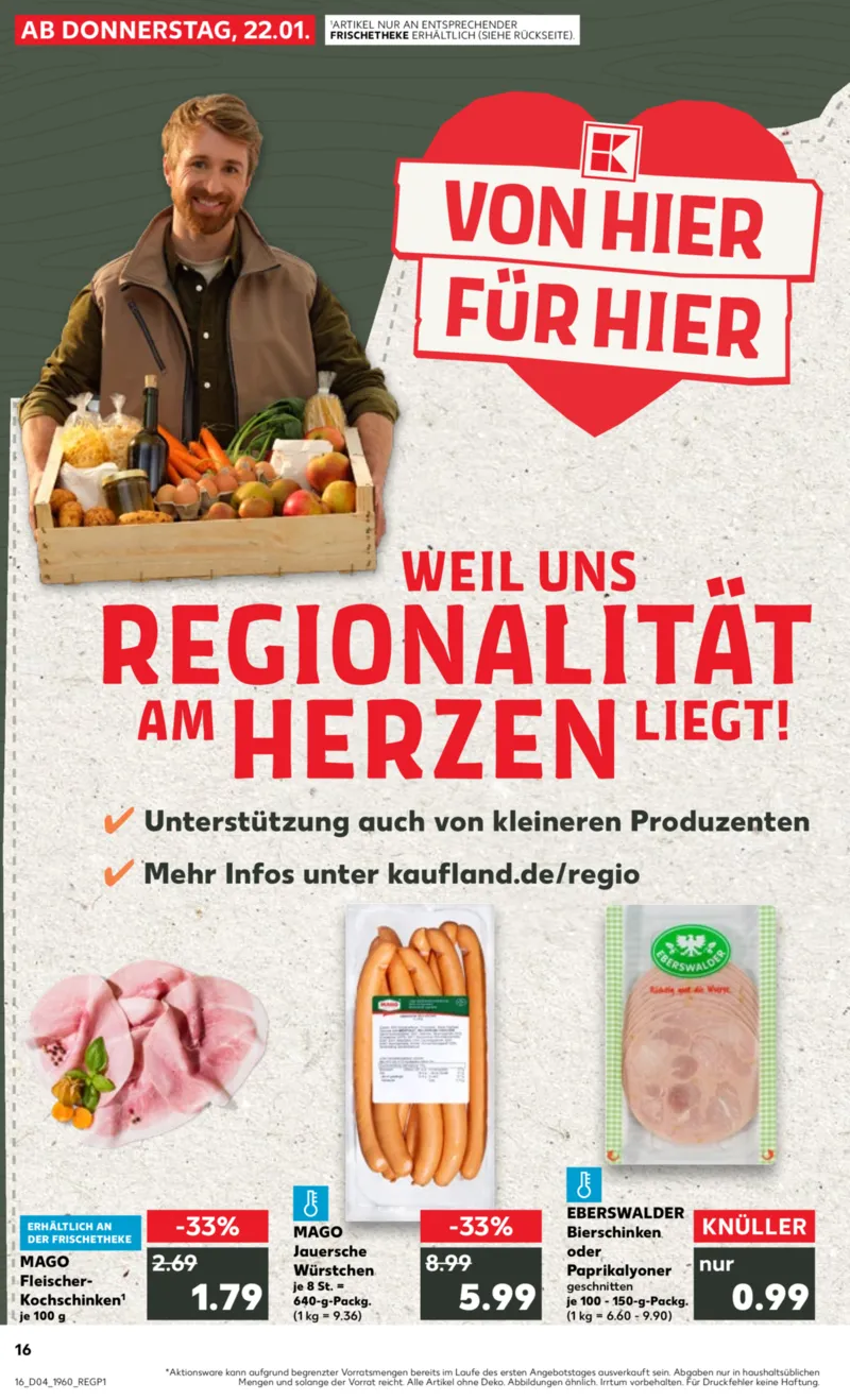 Kaufland Prospekt vom 22.01.2026, Seite 16