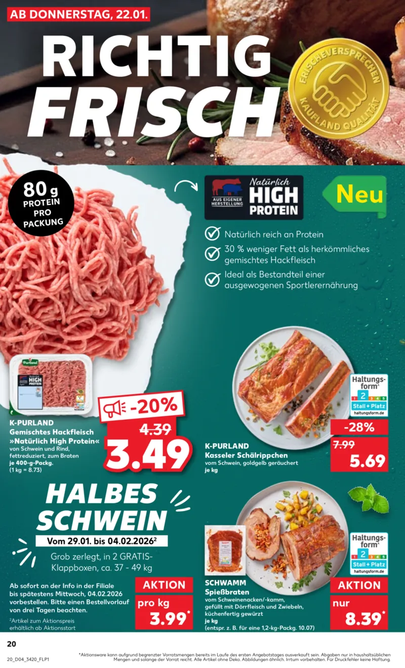 Kaufland Prospekt vom 22.01.2026, Seite 20