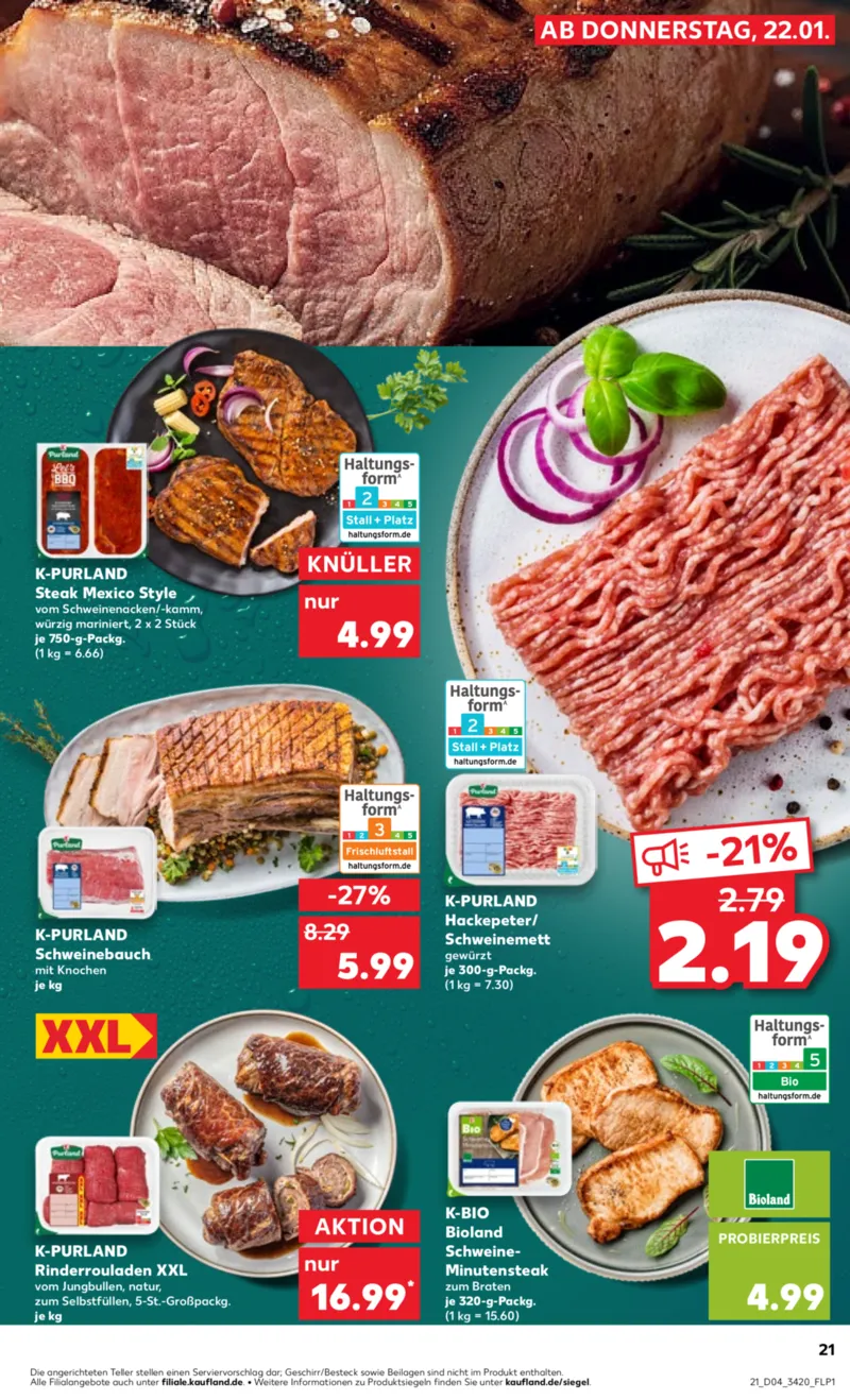 Kaufland Prospekt vom 22.01.2026, Seite 21