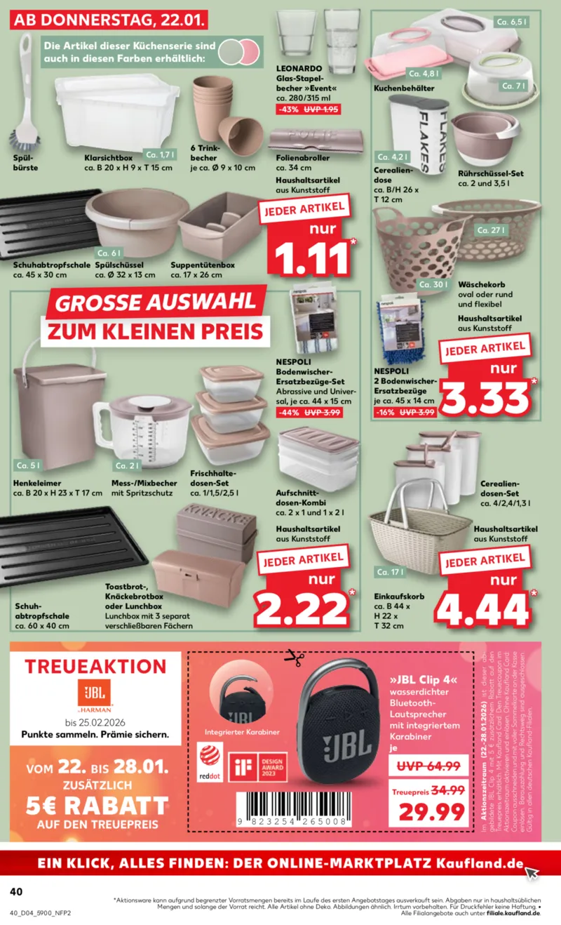 Kaufland Prospekt vom 22.01.2026, Seite 40