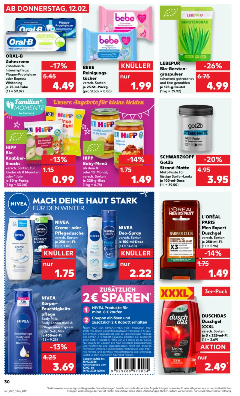Kaufland Prospekt vom 12.02.2026, Seite 30