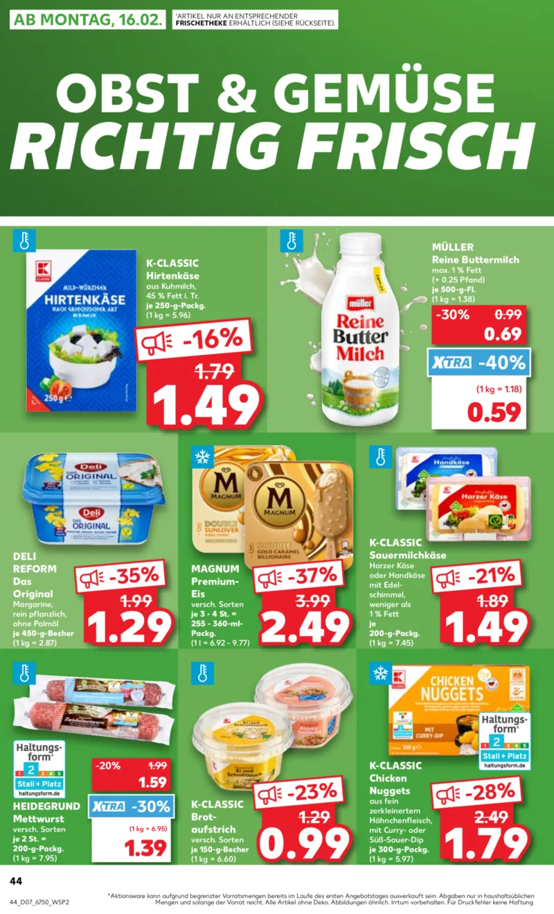 Kaufland Prospekt vom 12.02.2026, Seite 44