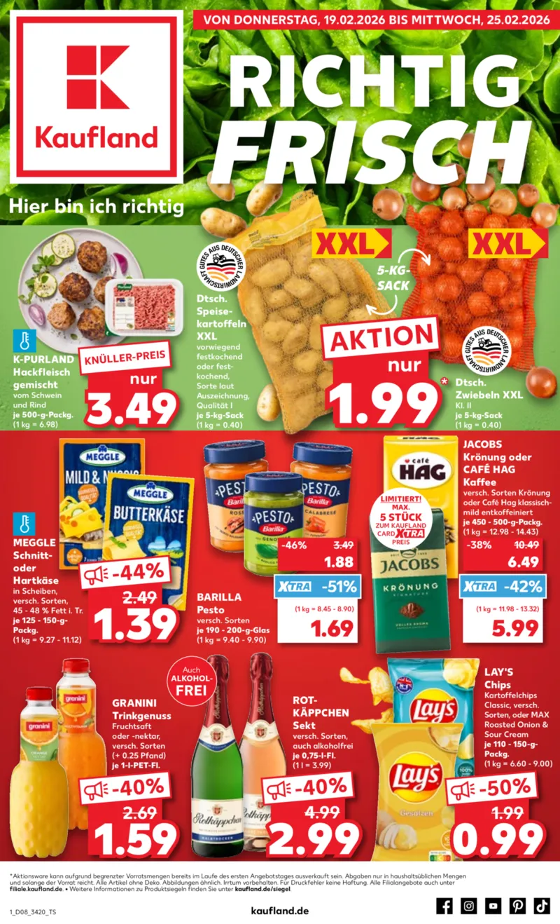 Kaufland Prospekt vom 19.02.2026, Seite 1