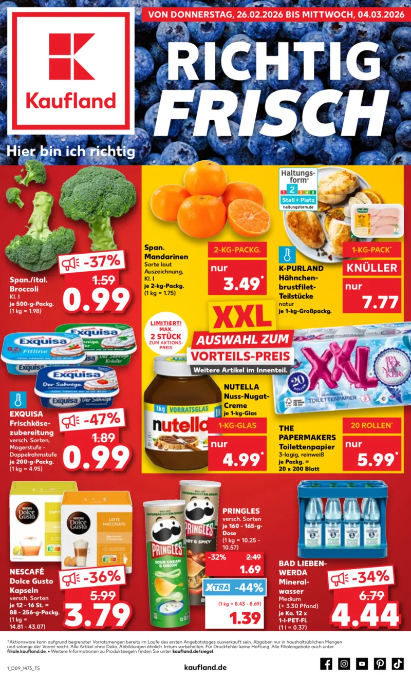 Kaufland Prospekt vom 26.02.2026, Seite 1