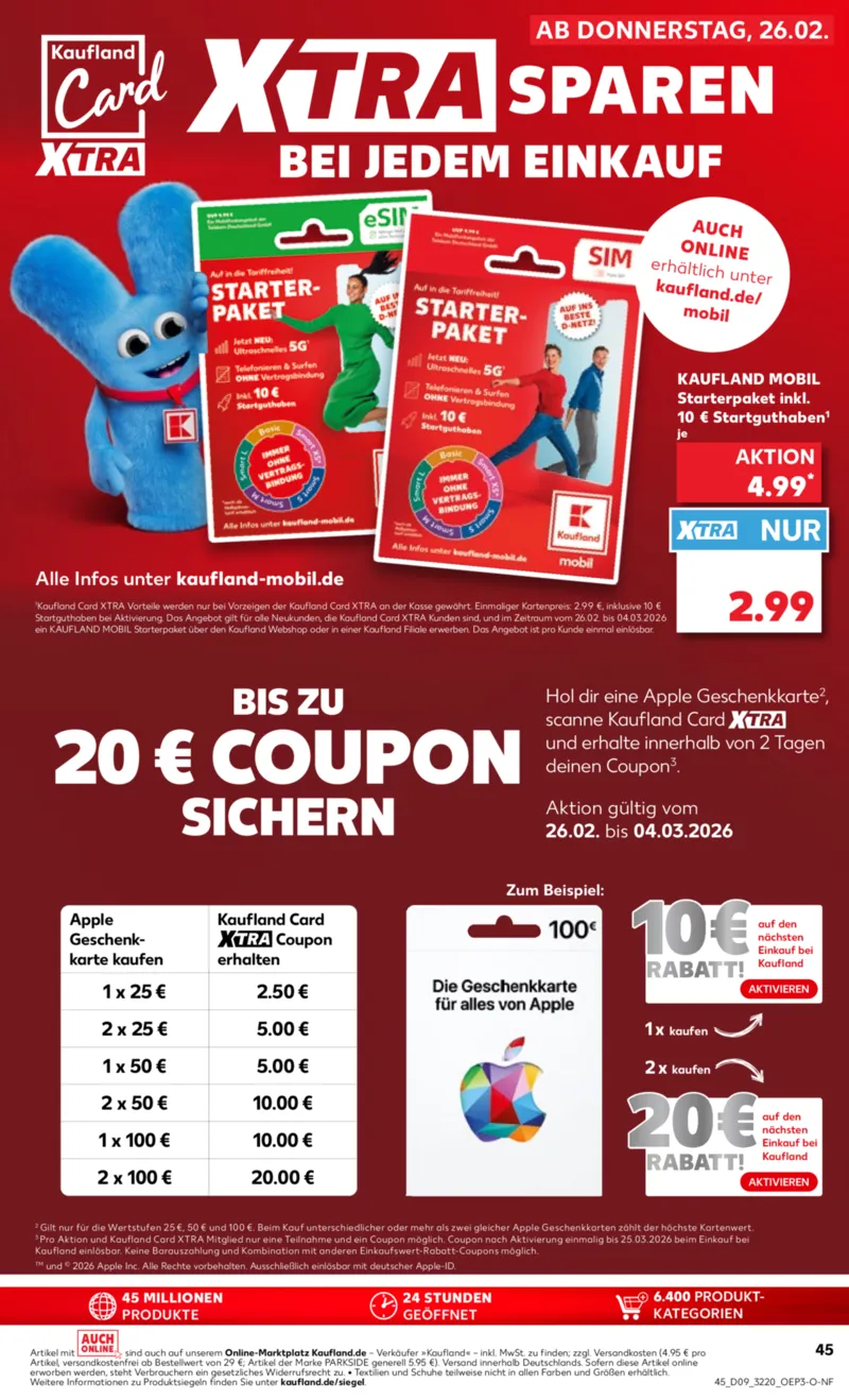 Kaufland Prospekt vom 26.02.2026, Seite 45
