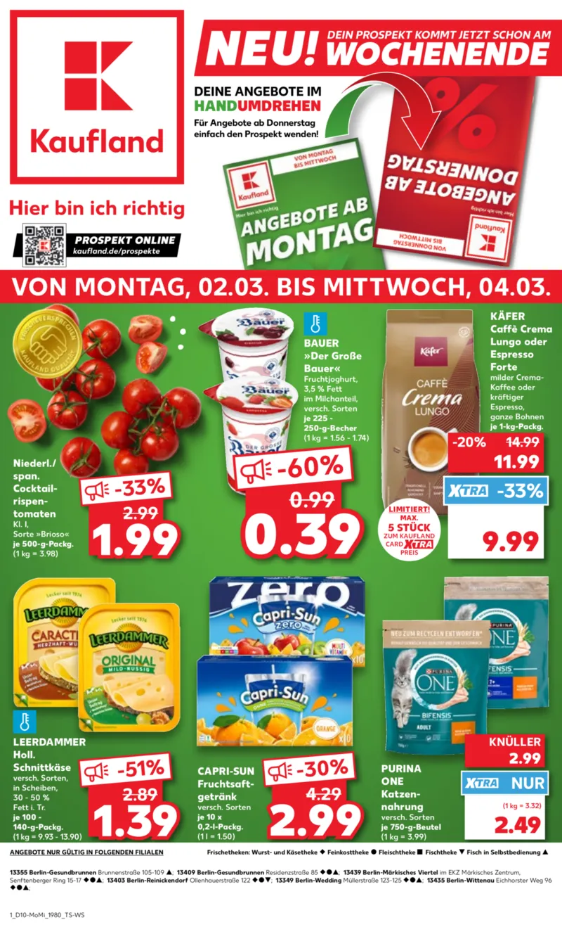 Kaufland Prospekt vom 02.03.2026, Seite 1