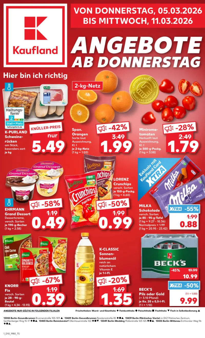 Kaufland Prospekt vom 05.03.2026, Seite 1