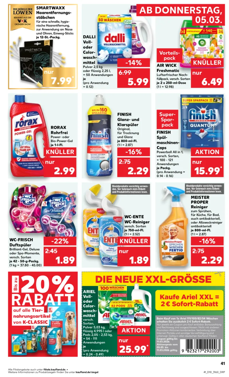 Kaufland Prospekt vom 05.03.2026, Seite 41