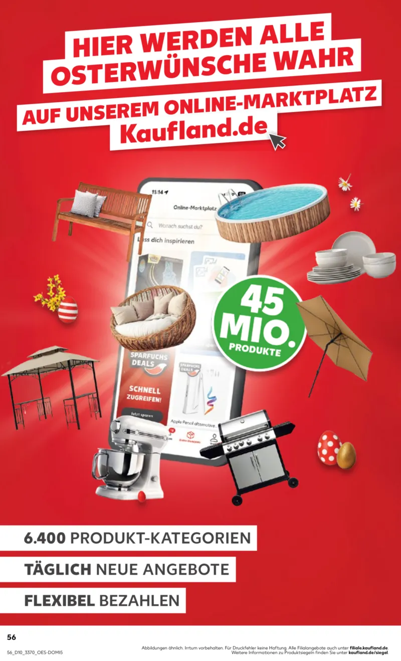 Kaufland Prospekt vom 05.03.2026, Seite 56