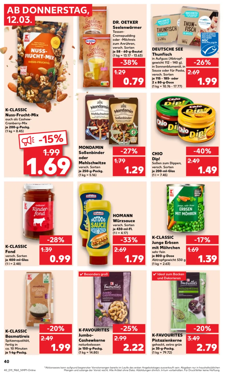 Kaufland Prospekt vom 12.03.2026, Seite 40