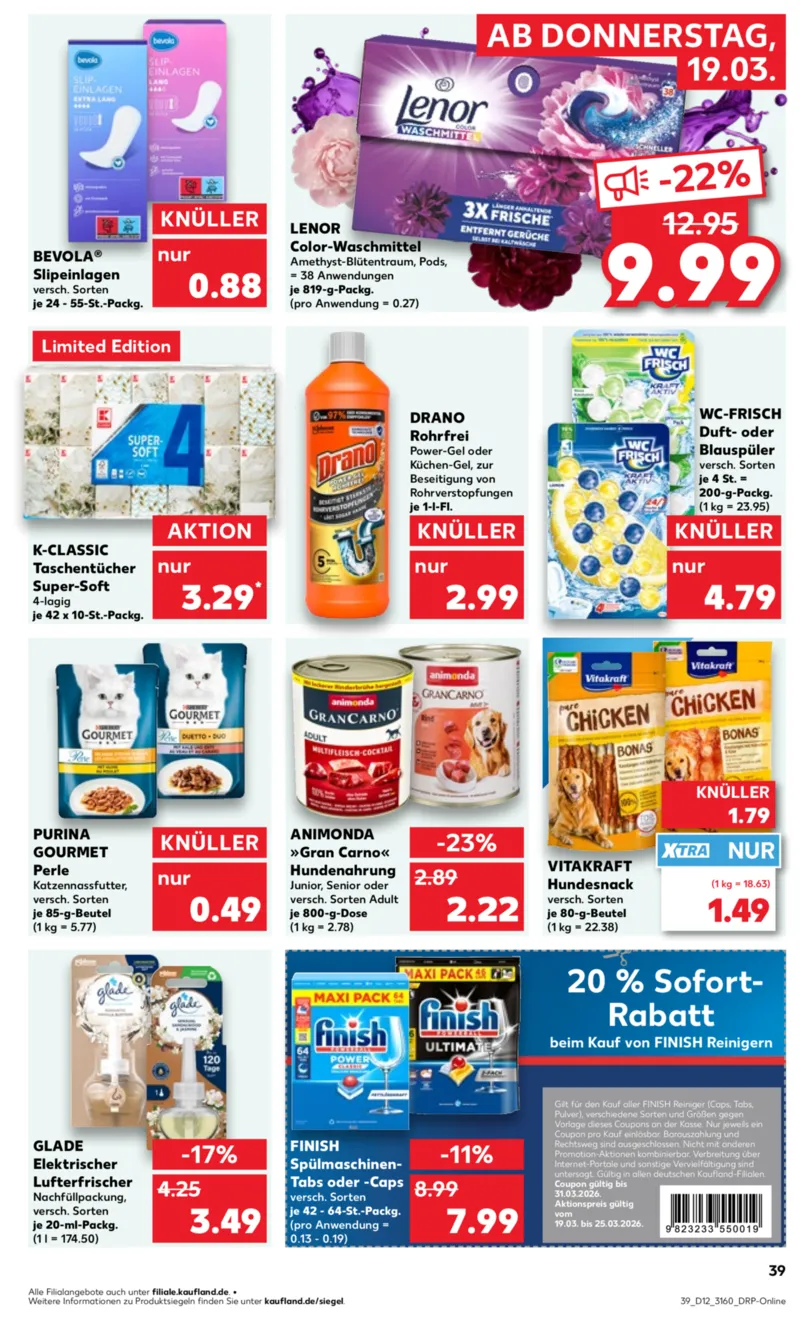 Kaufland Prospekt vom 19.03.2026, Seite 39