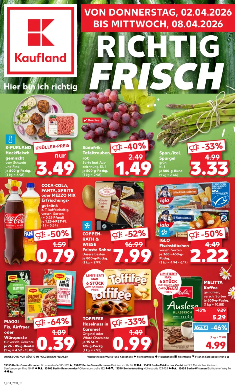 Kaufland Prospekt vom 02.04.2026, Seite 1