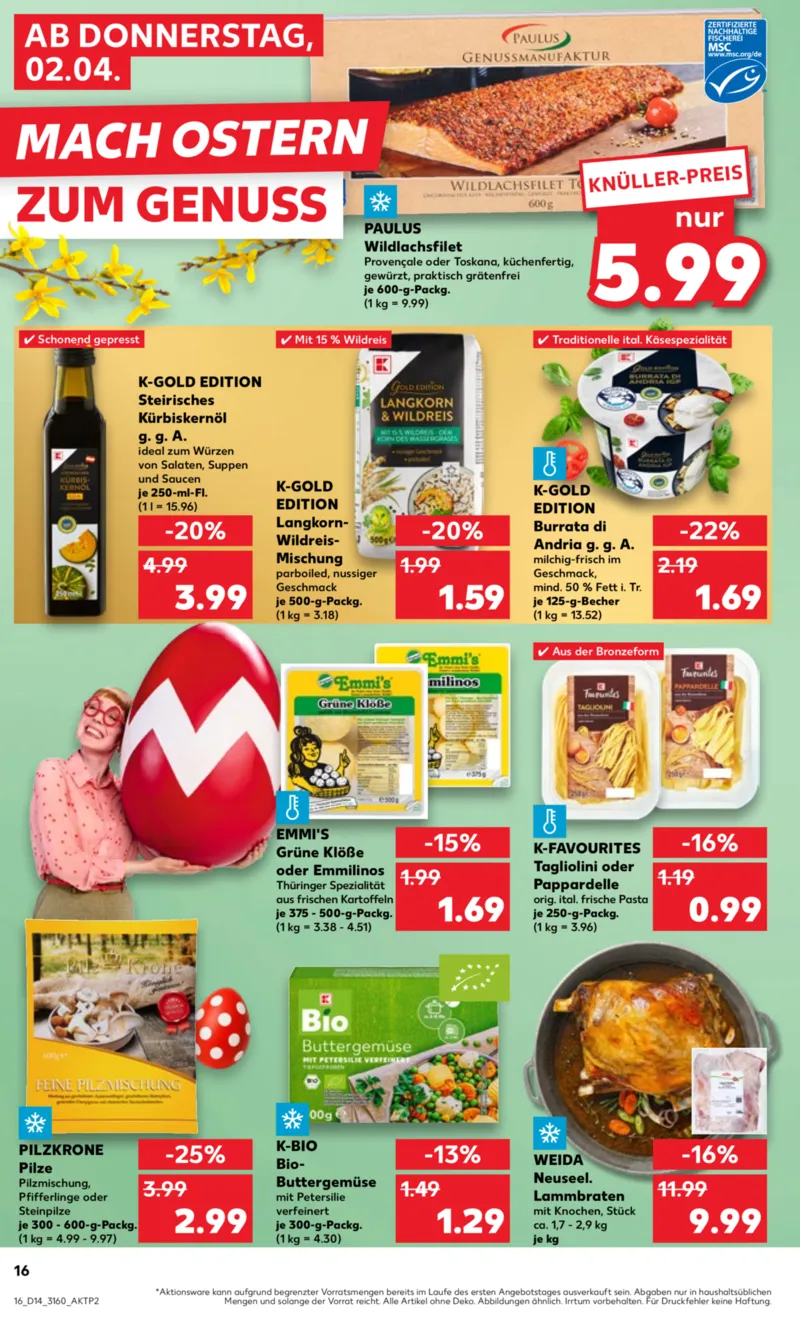 Kaufland Prospekt vom 02.04.2026, Seite 16