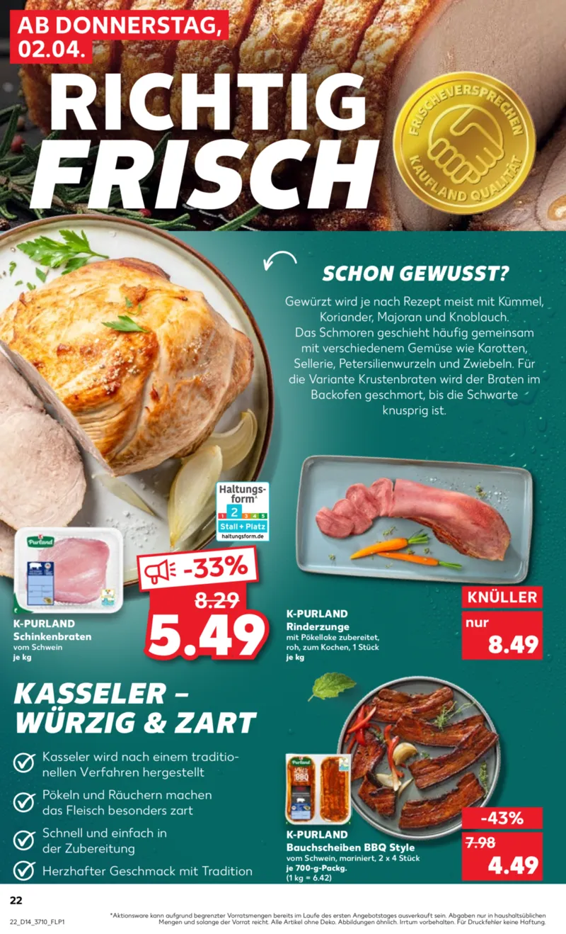 Kaufland Prospekt vom 02.04.2026, Seite 22