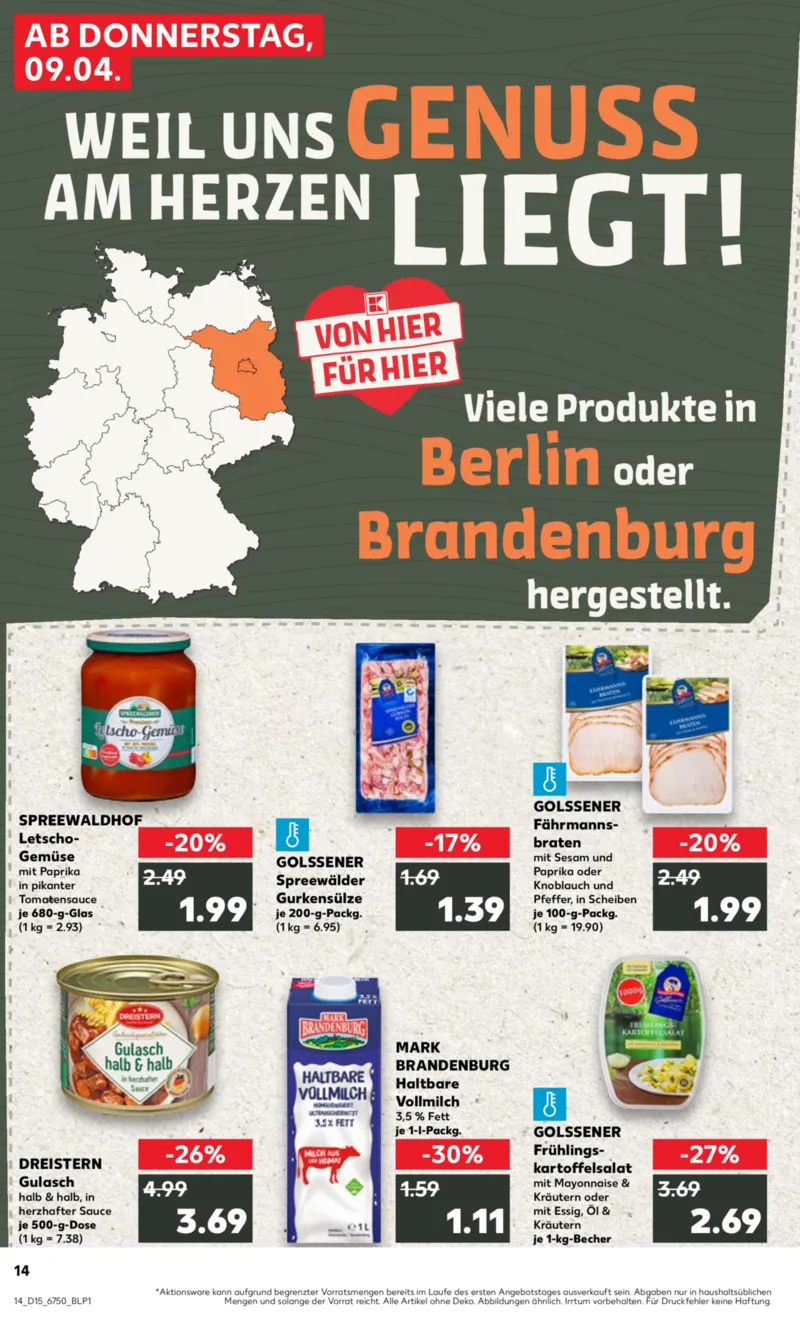 Kaufland Prospekt vom 09.04.2026, Seite 14