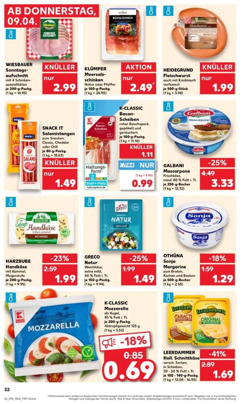 Kaufland Prospekt vom 09.04.2026, Seite 32