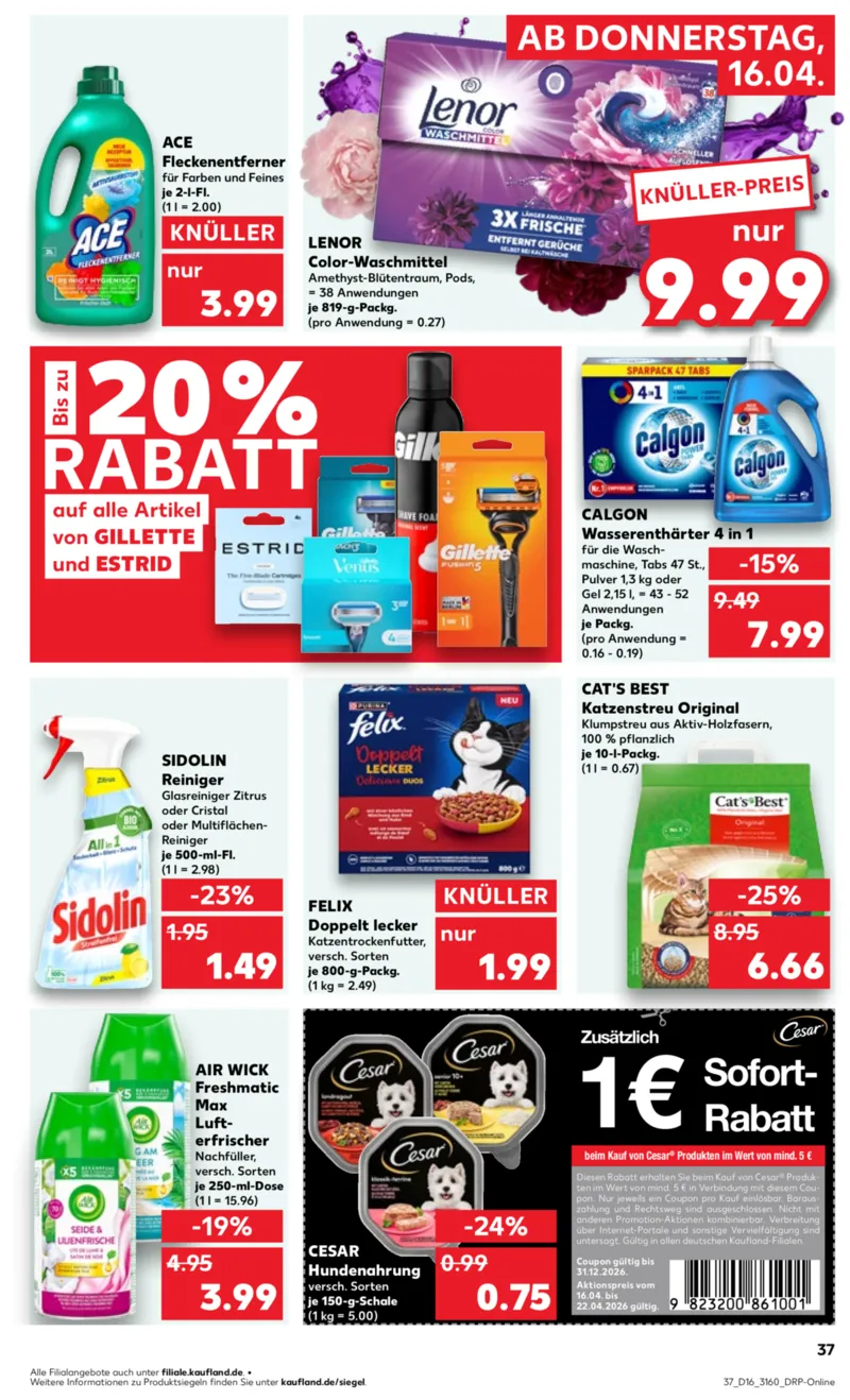 Kaufland Prospekt vom 16.04.2026, Seite 37