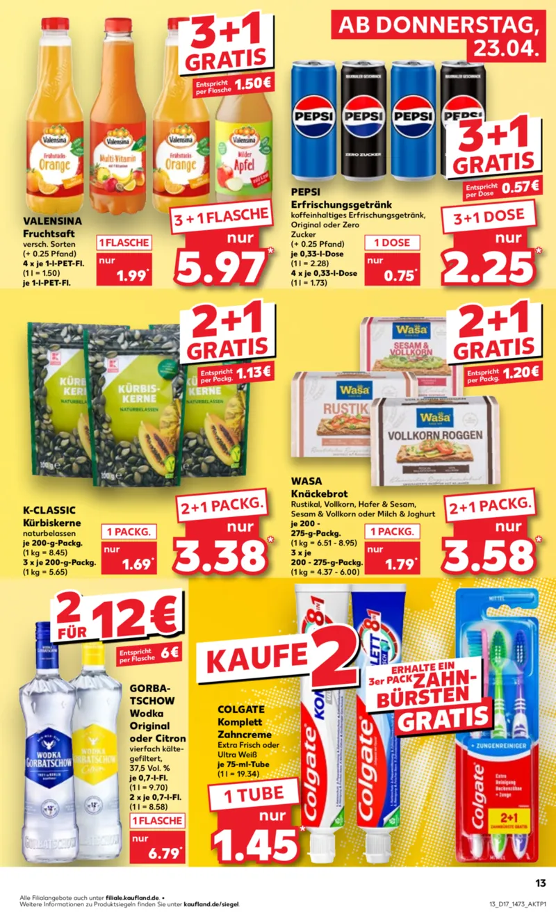 Kaufland Prospekt vom 23.04.2026, Seite 13