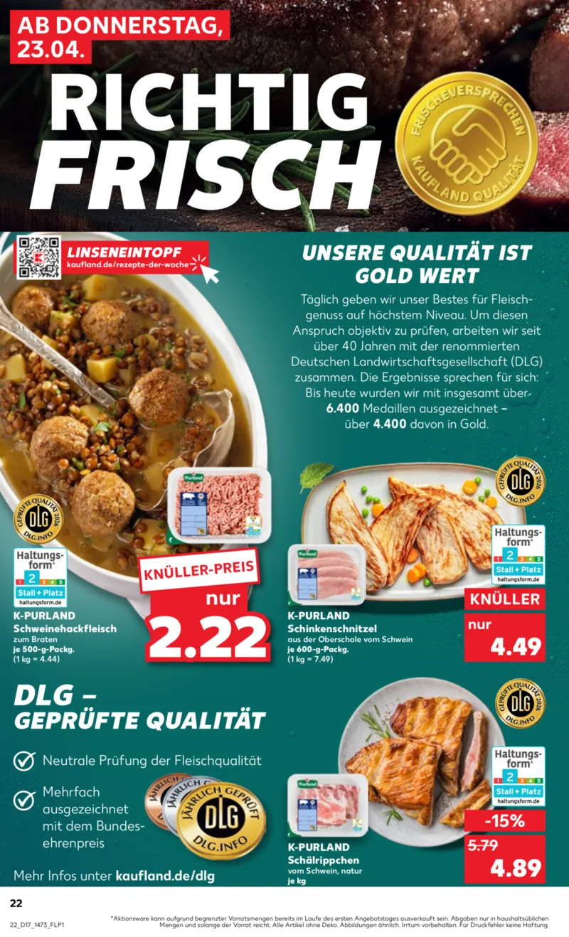 Kaufland Prospekt vom 23.04.2026, Seite 22