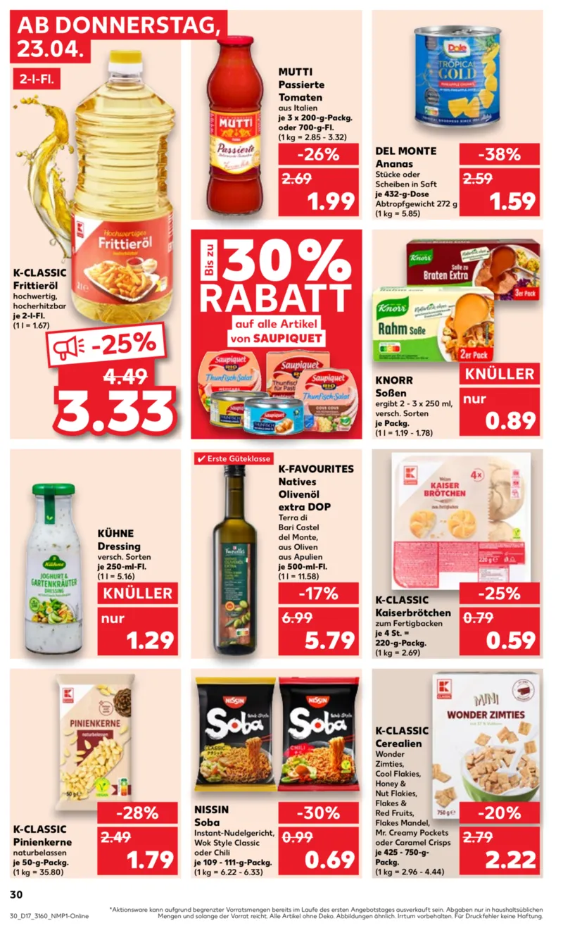 Kaufland Prospekt vom 23.04.2026, Seite 30