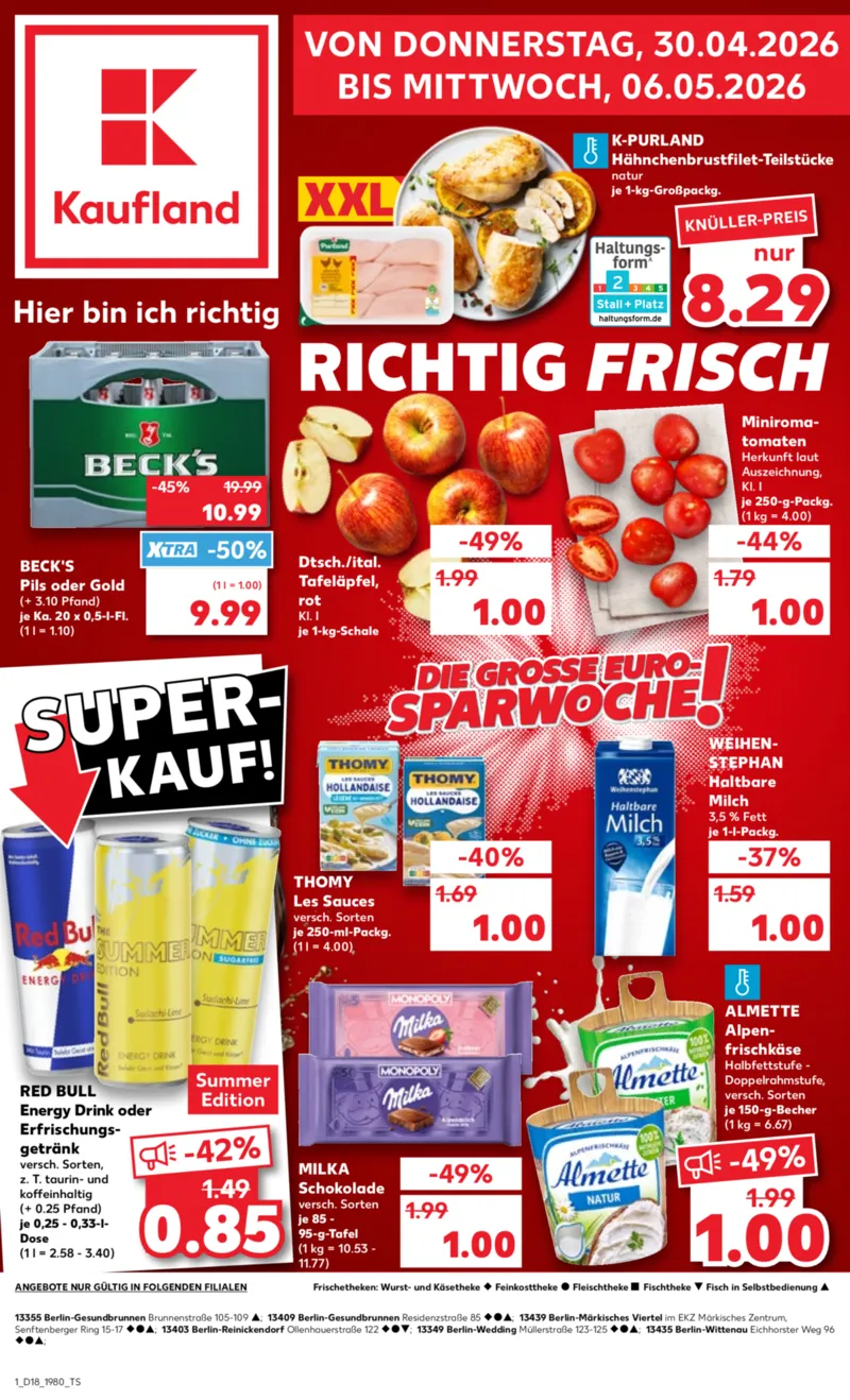 Kaufland Prospekt vom 30.04.2026, Seite 1