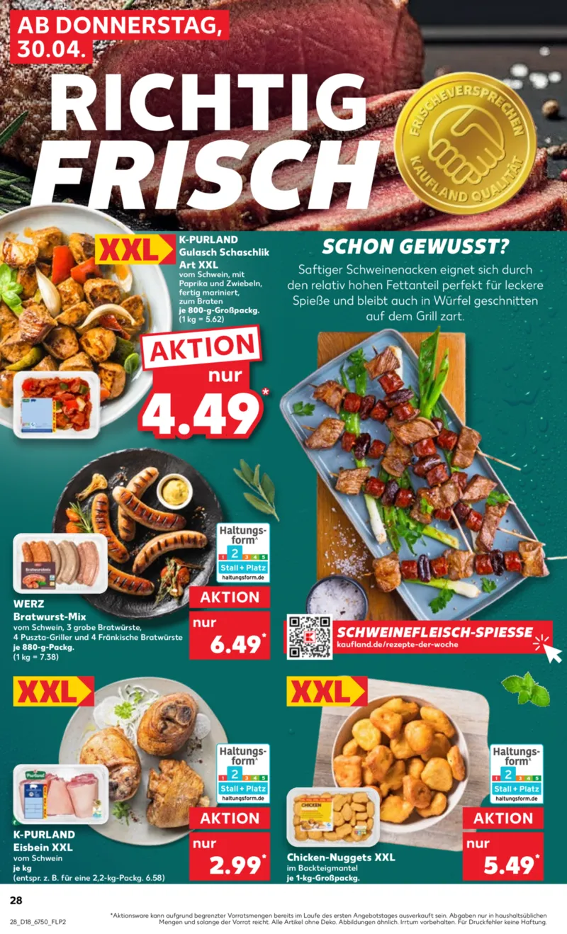 Kaufland Prospekt vom 30.04.2026, Seite 28