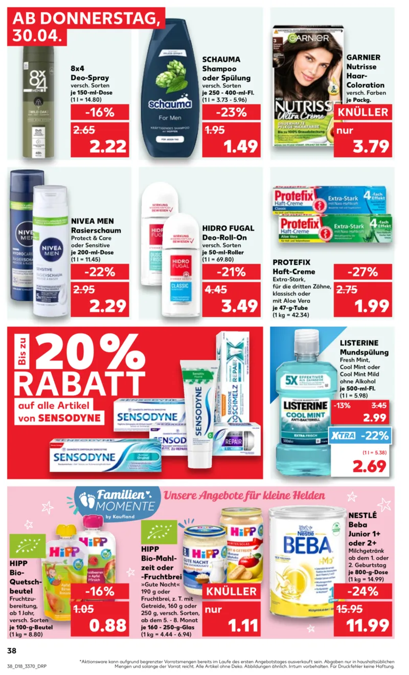 Kaufland Prospekt vom 30.04.2026, Seite 38